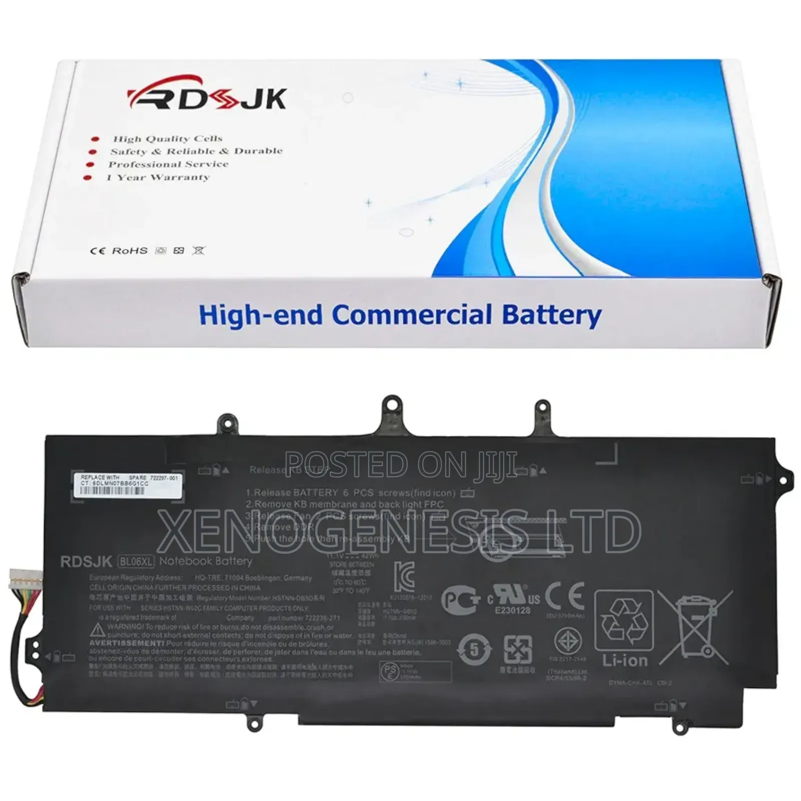Bl06xl for Hp Elitebook Folio 1040 G0 G1 G2