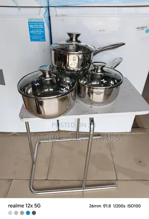 3 in 1 Stainless Steel Saucepans - Uk