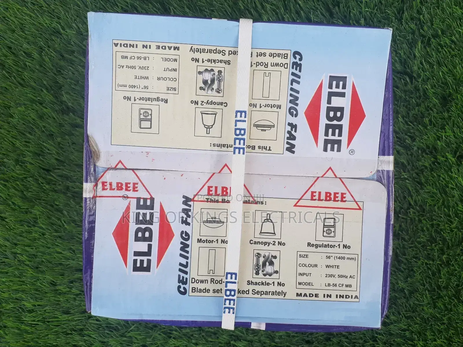 Elbee Ceiling Fan(Long Blade) – Powerful Motor Energy Efficient