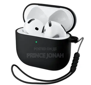 Liquid Silicone Airpods 4 Case(2024) With Lanyard