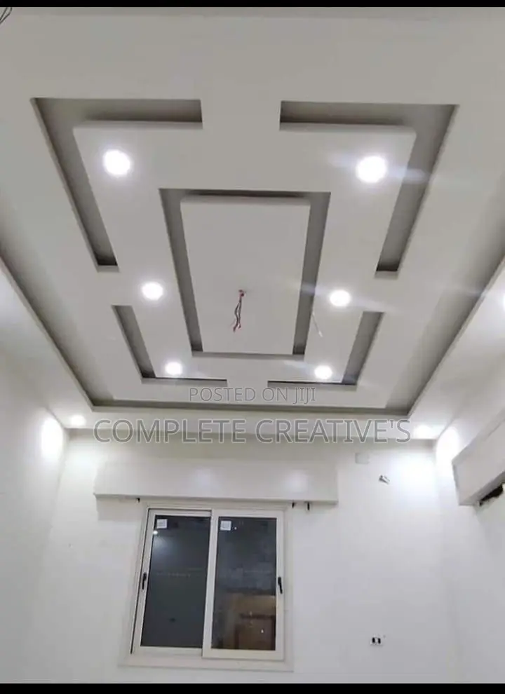 Complete Tv Unit Design/ Pop Installation Masters / Wall Skimming