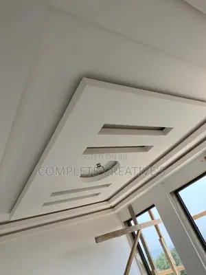 Complete Tv Unit Design/ Pop Installation Masters / Wall Skimming