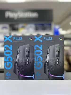 Logitech G G502 X Plus Lightspeed Wireless RGB Gaming Mouse (Black)