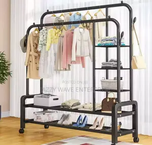 Clothes Double Pole Hanger