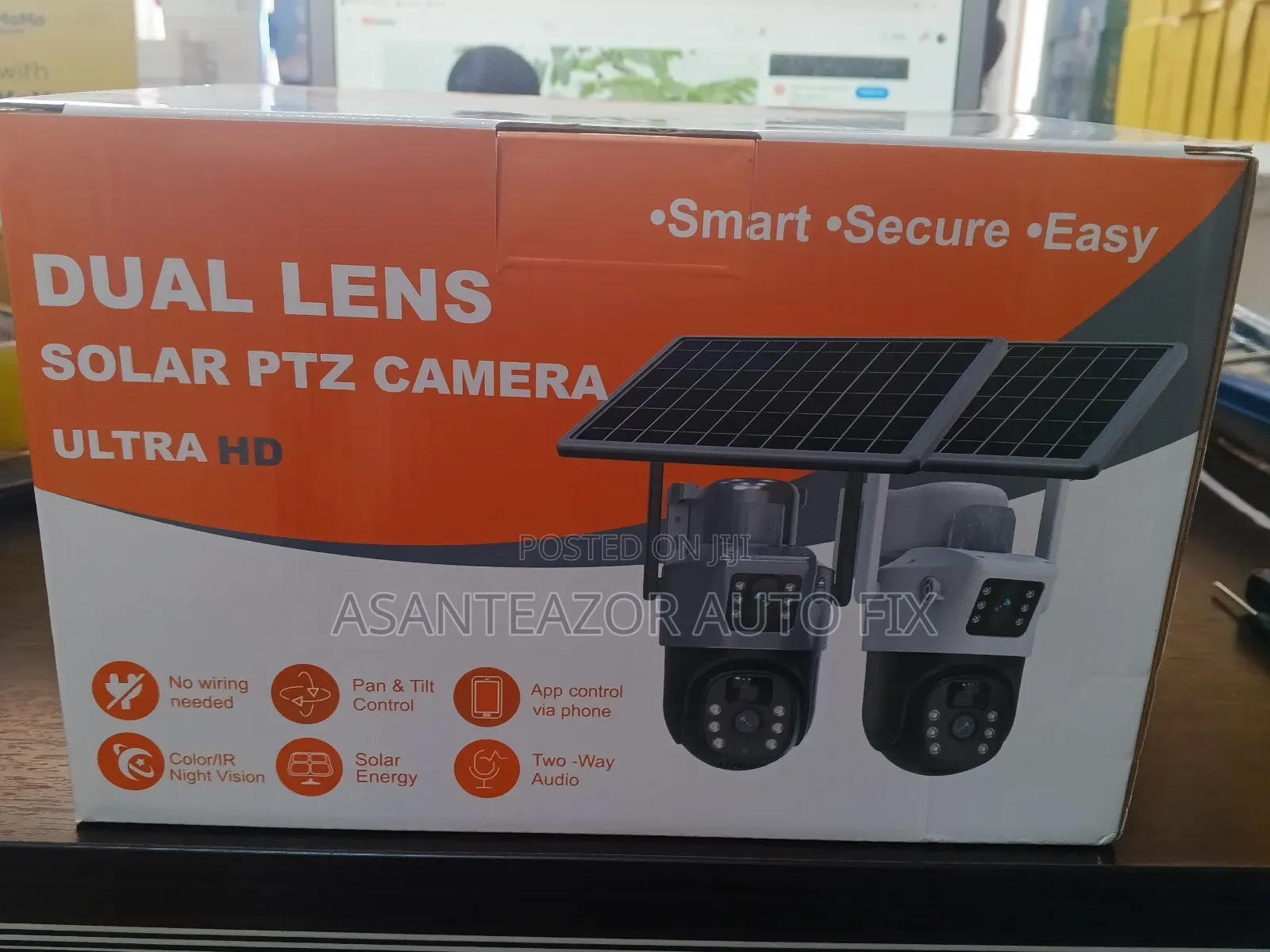 Solar CCTV Camera Dual Lens 4g