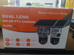 Solar CCTV Camera Dual Lens 4g
