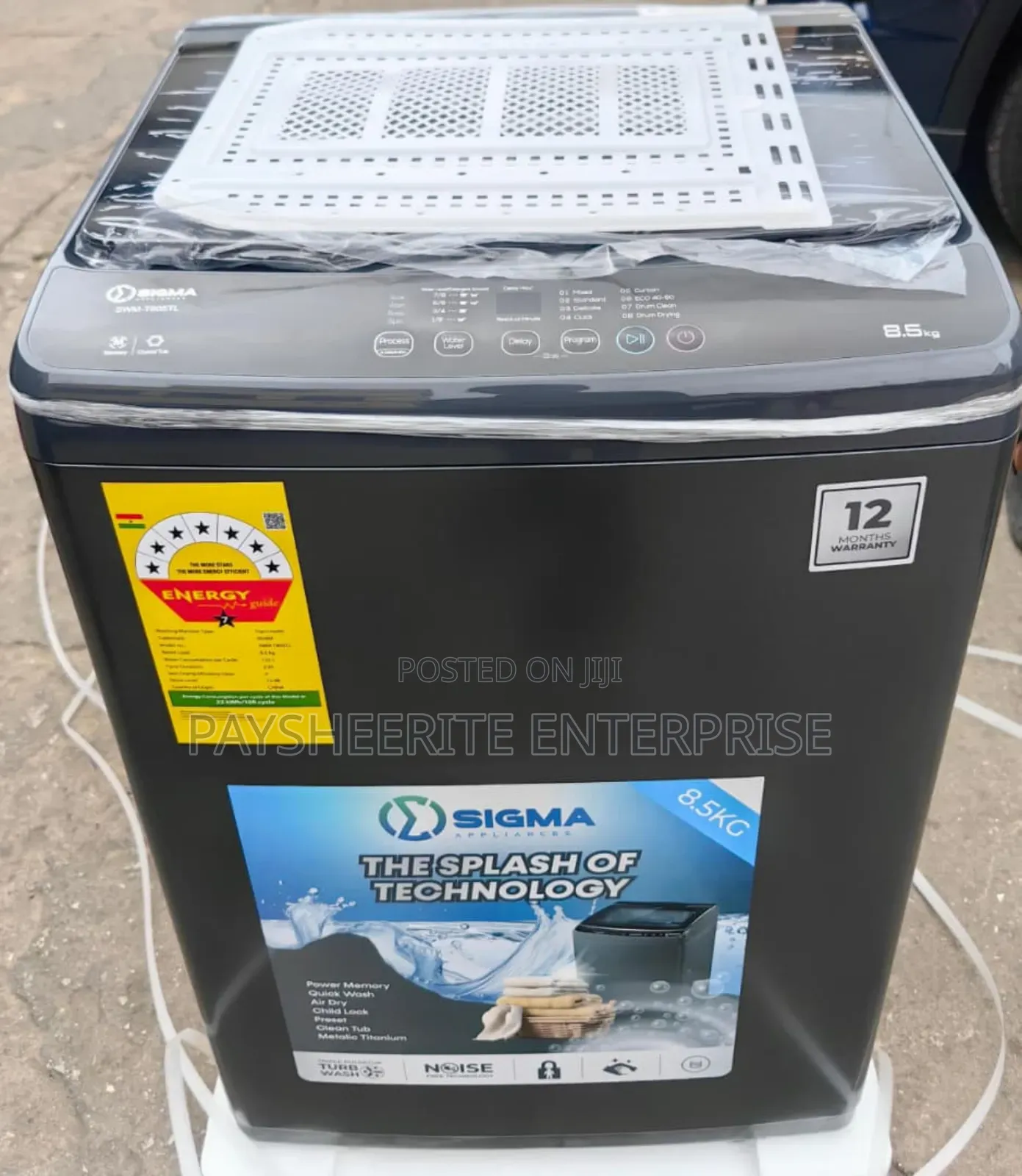 7 Star Sigma 8.5kg Fully Automatic Washing Machine