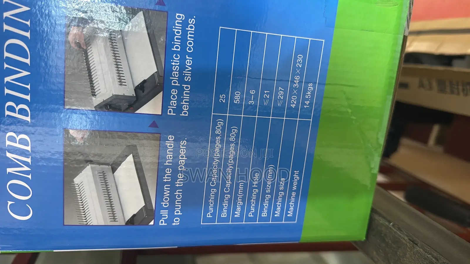 Comb Binding Machine A3/A4