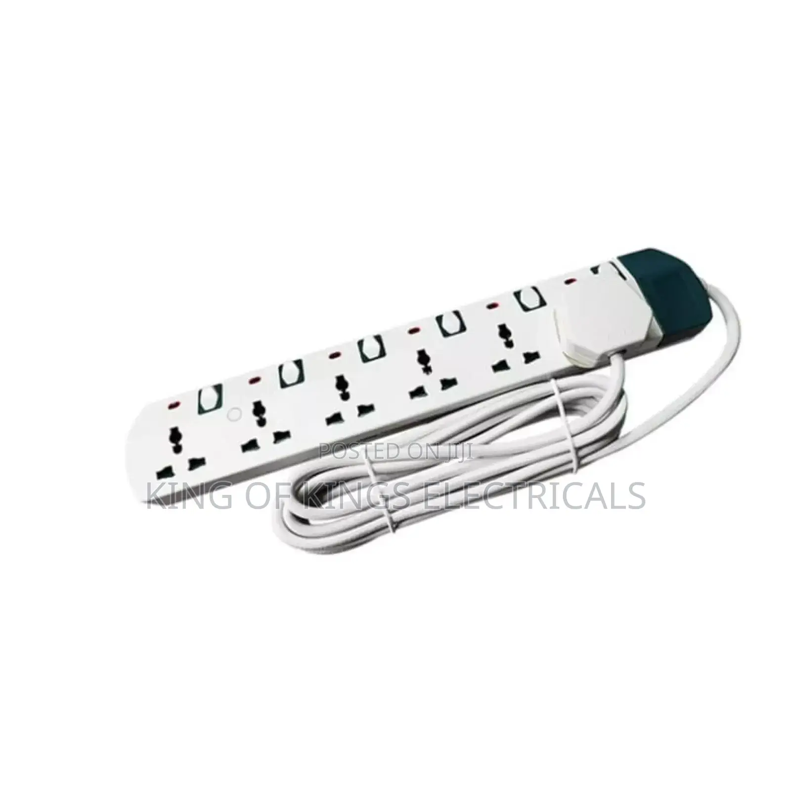 Focus 5-Way Extension Board With 5m Cable–Durable Safe Power Solution