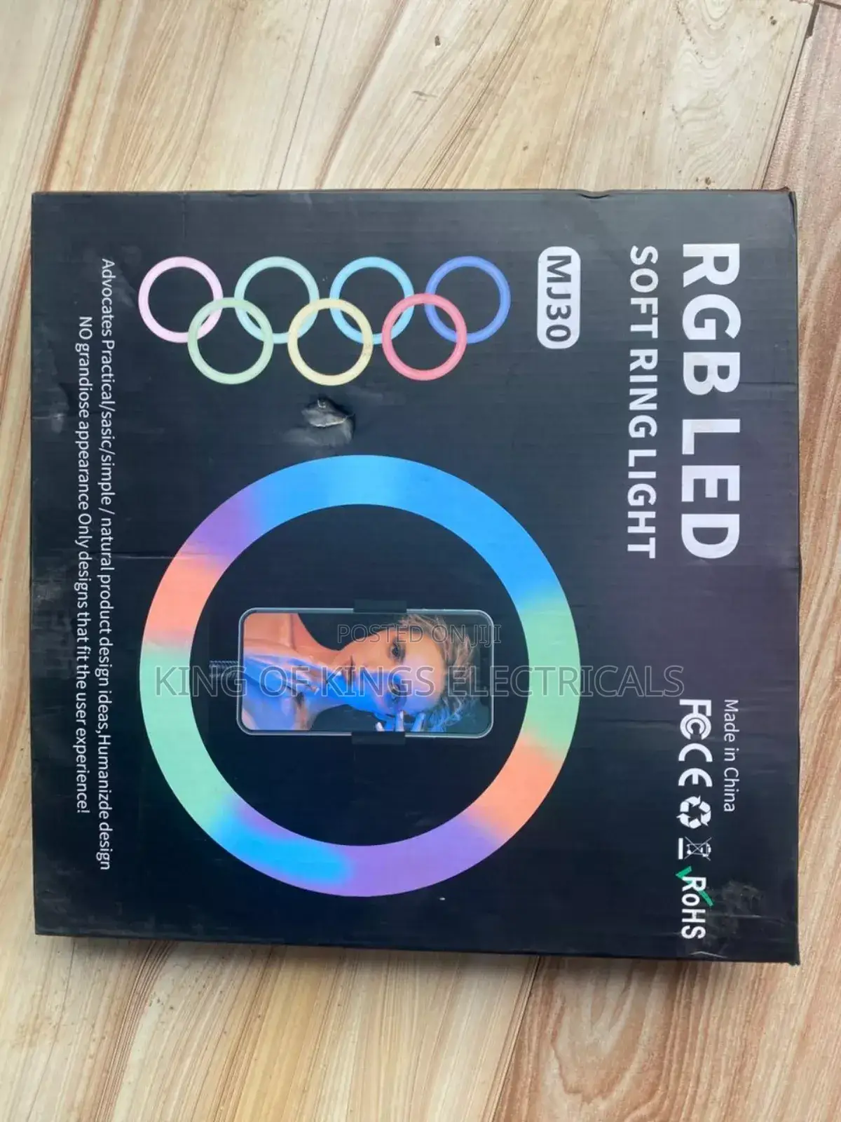 12-Inch RGB Ring Light – Multi-Color Led With Tripod Remote Control