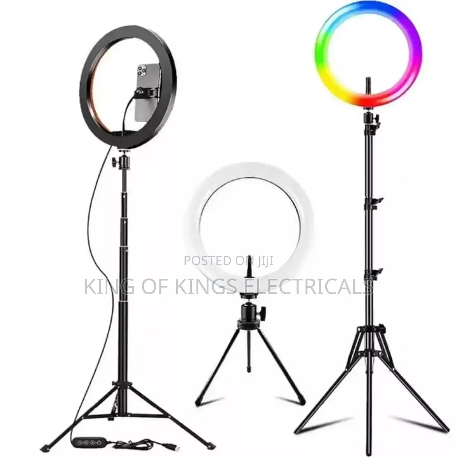 12-Inch RGB Ring Light – Multi-Color Led With Tripod Remote Control