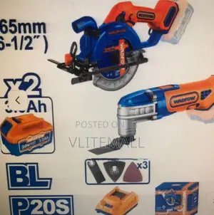 Wos240981 Cordless Circular Saw +Cordless Multi-Toolcombo Set