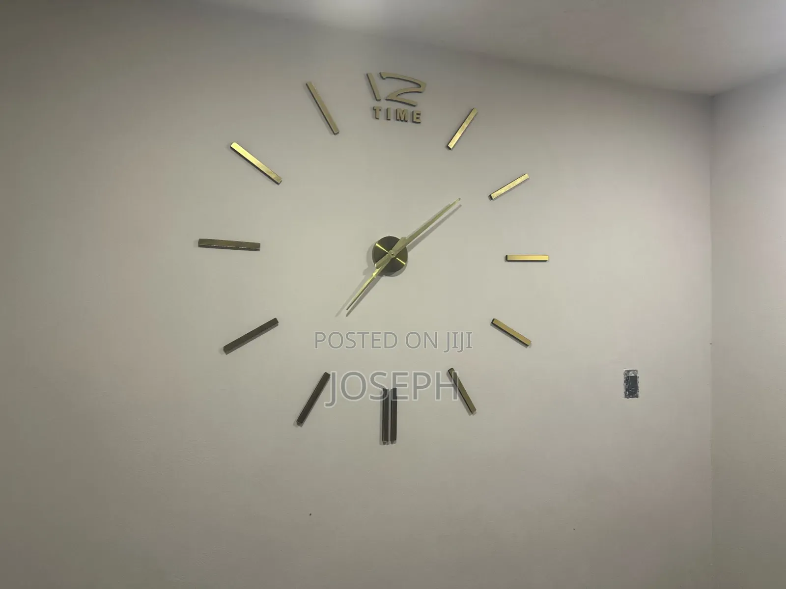 Roman 3d Wall Clock Big Types
