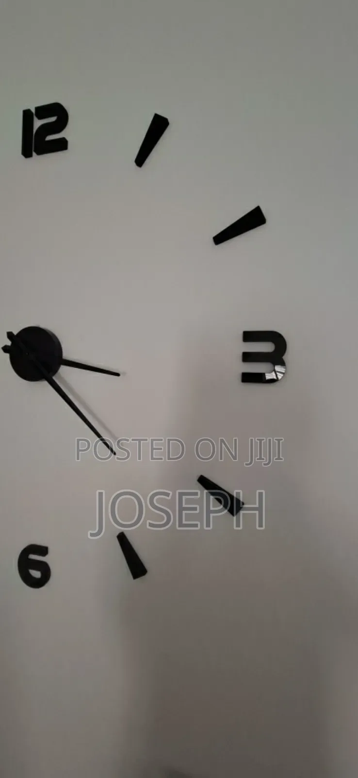 Roman 3d Wall Clock Big Types