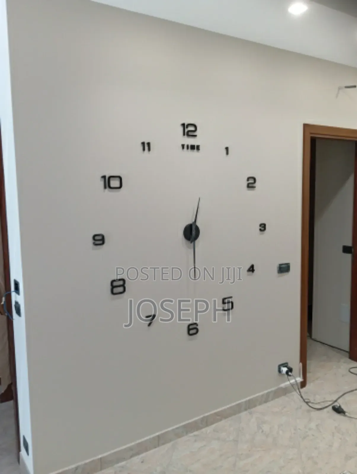 Roman 3d Wall Clock Big Types