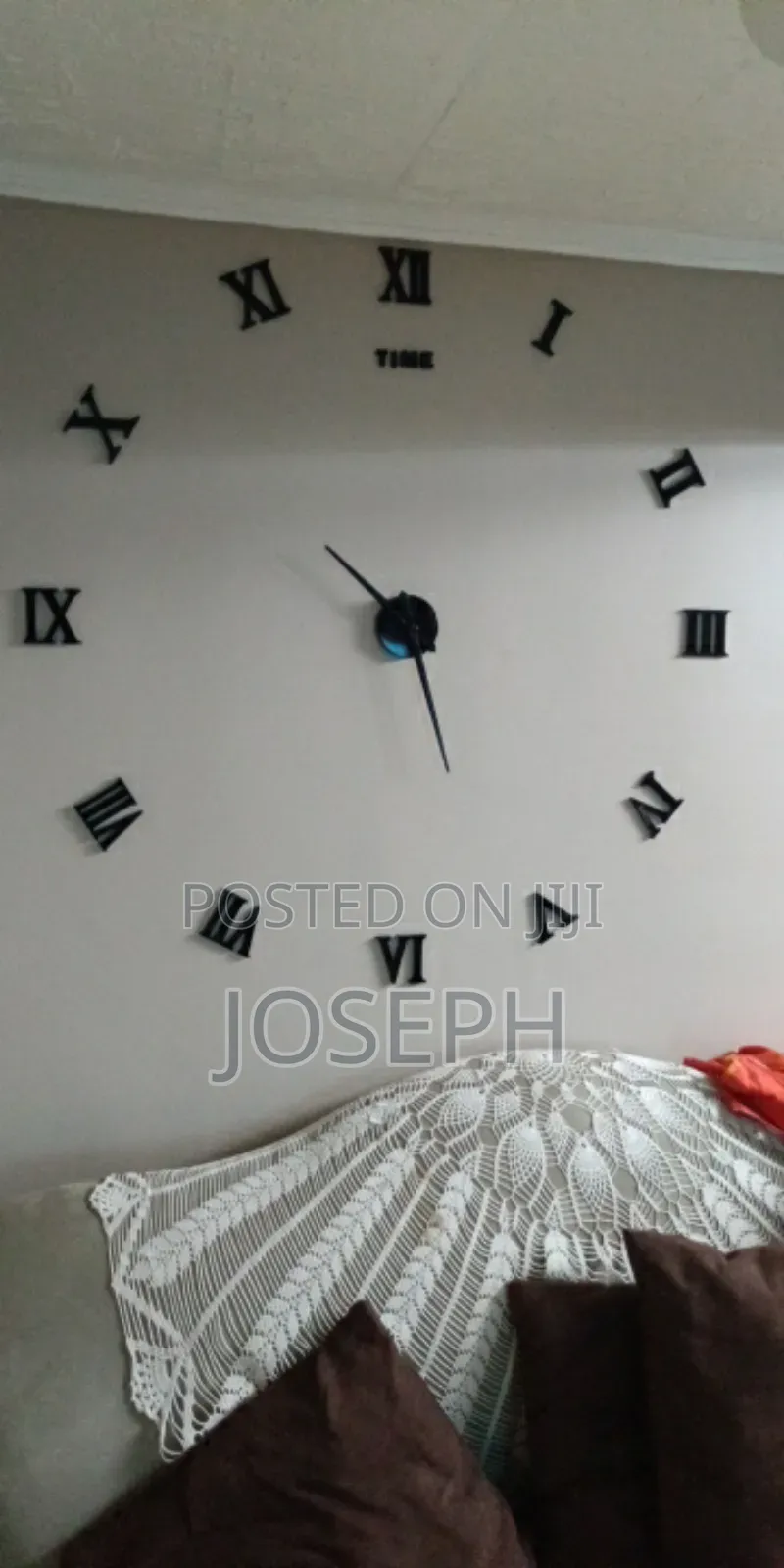 Roman 3d Wall Clock Big Types