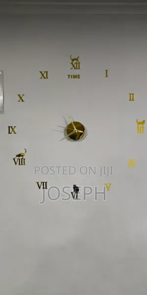 3d Wall Clock Deco