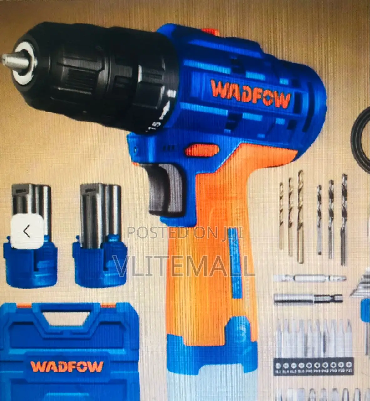 Wadfow Lithium-Ion Cordless Drill 12v - Wcds525