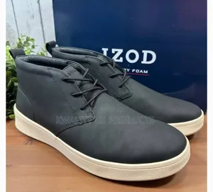 Izod Men's Ankle Boot - Black Colour