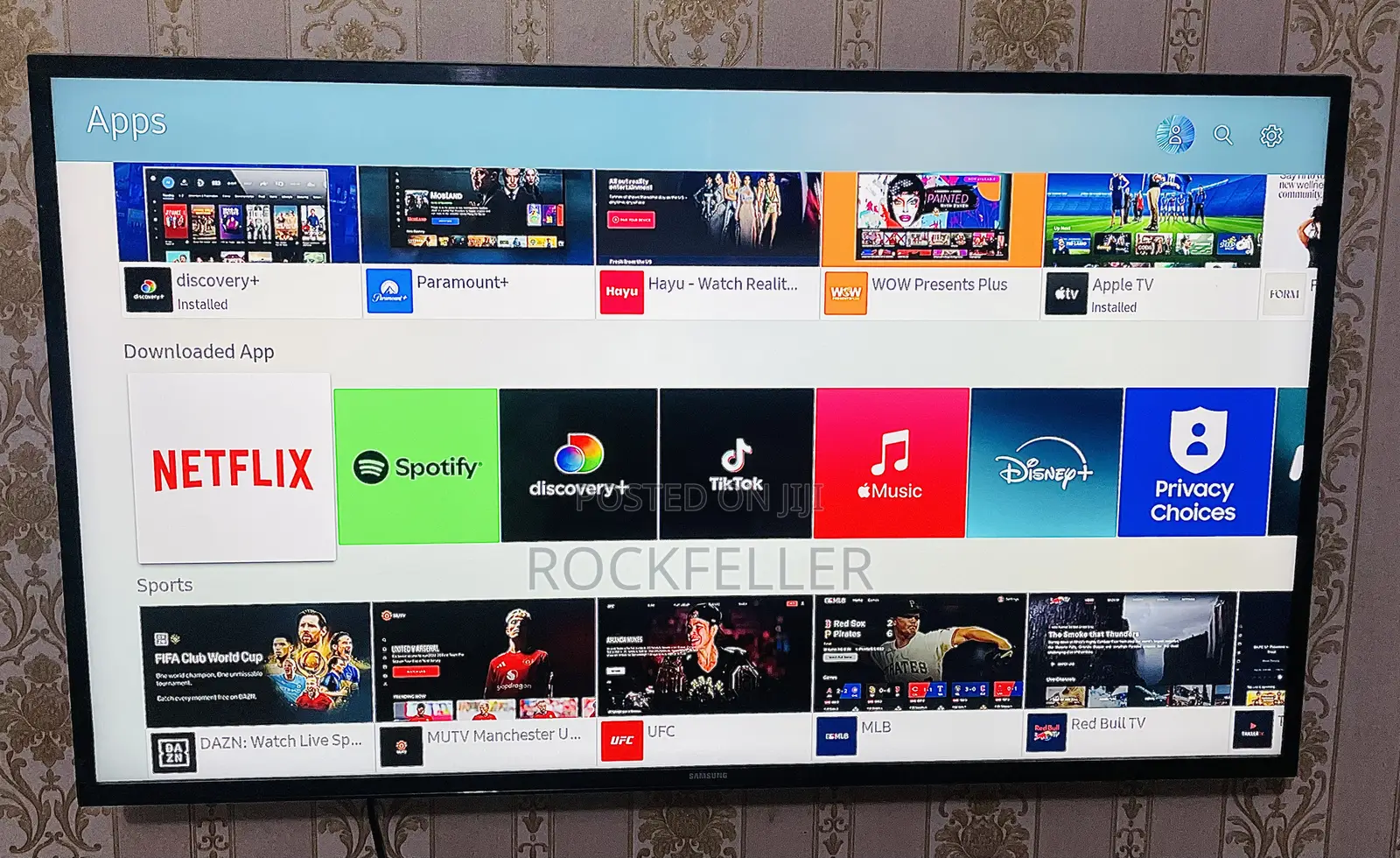 Uk Used Samsung Qled Uhd HDR Smart Digital Satellite 43inch