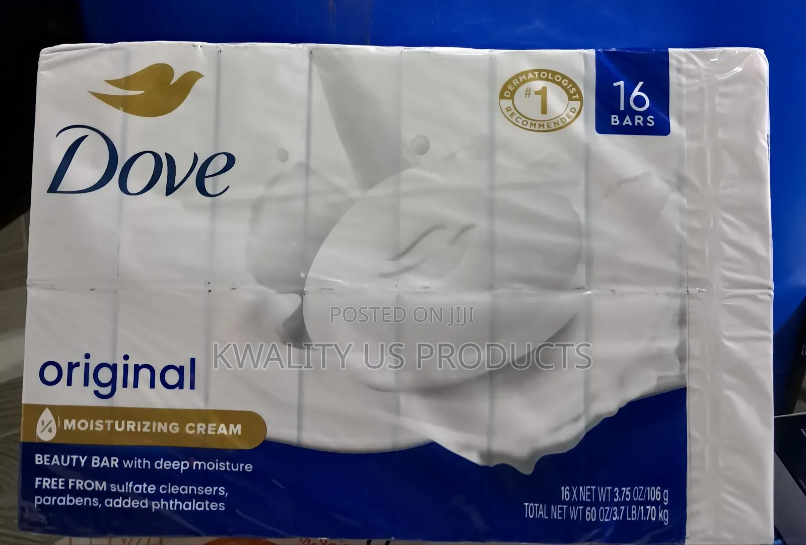 Dove Moisturizing Bar Soap - 16 Pack