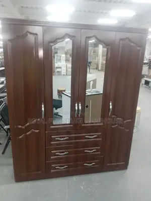 Imported 4doors Wooden Wardrobe Foreign Type