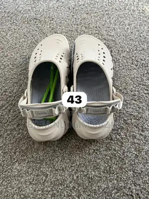 Crocs Available With Sizes Indicated on the Pictures
