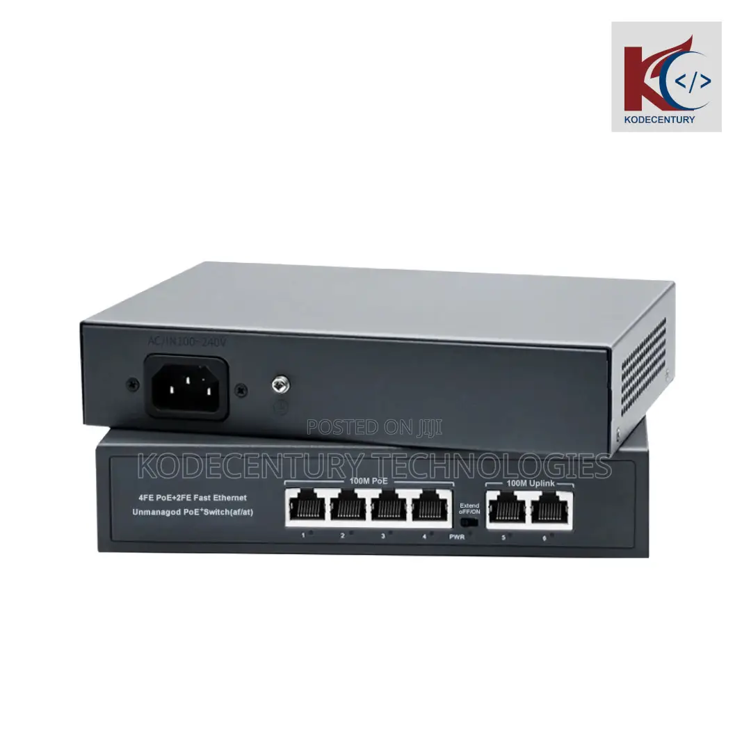 4 Port Megabit (Non-Giga) Poe Switch