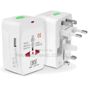 Travel Universal Adaptor With Usb Slot