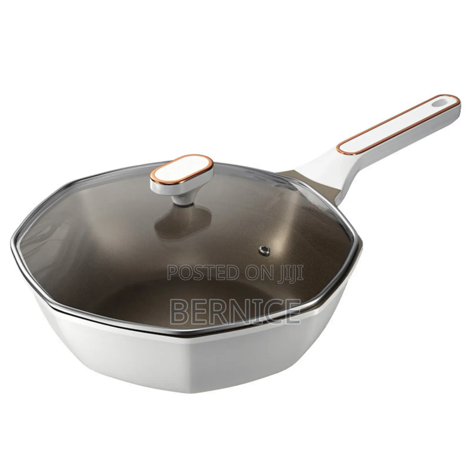  Premium 32cm Non-Stick Frying Pan With Glass Lid 