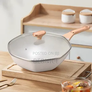  Premium 32cm Non-Stick Frying Pan With Glass Lid 