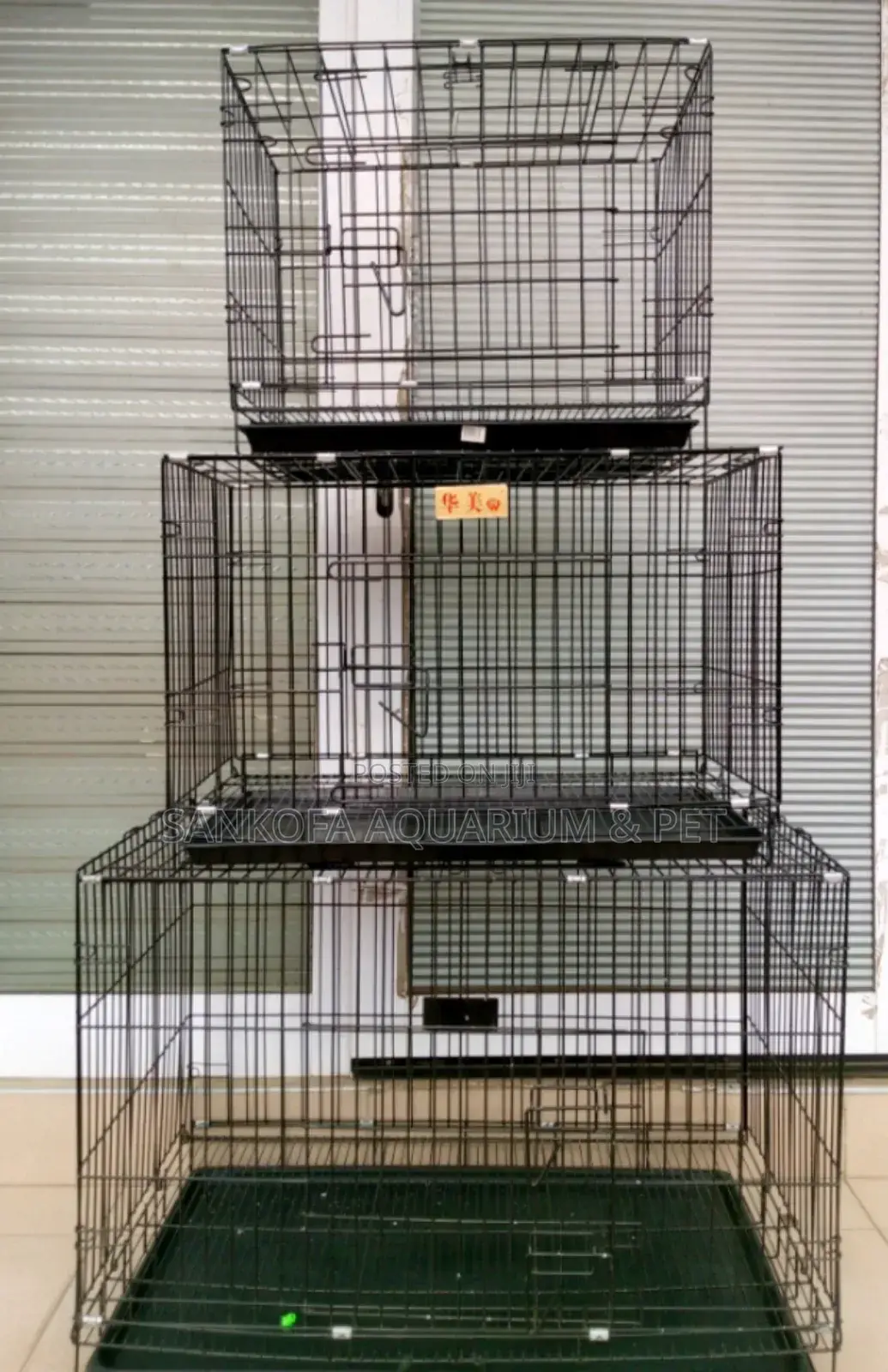 Super Strong Metallic Dog Cage