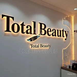 Salon Backlit 3d