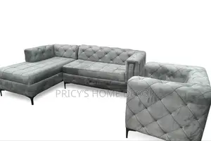 L-Shape and Single Sofa Available in Different Colors