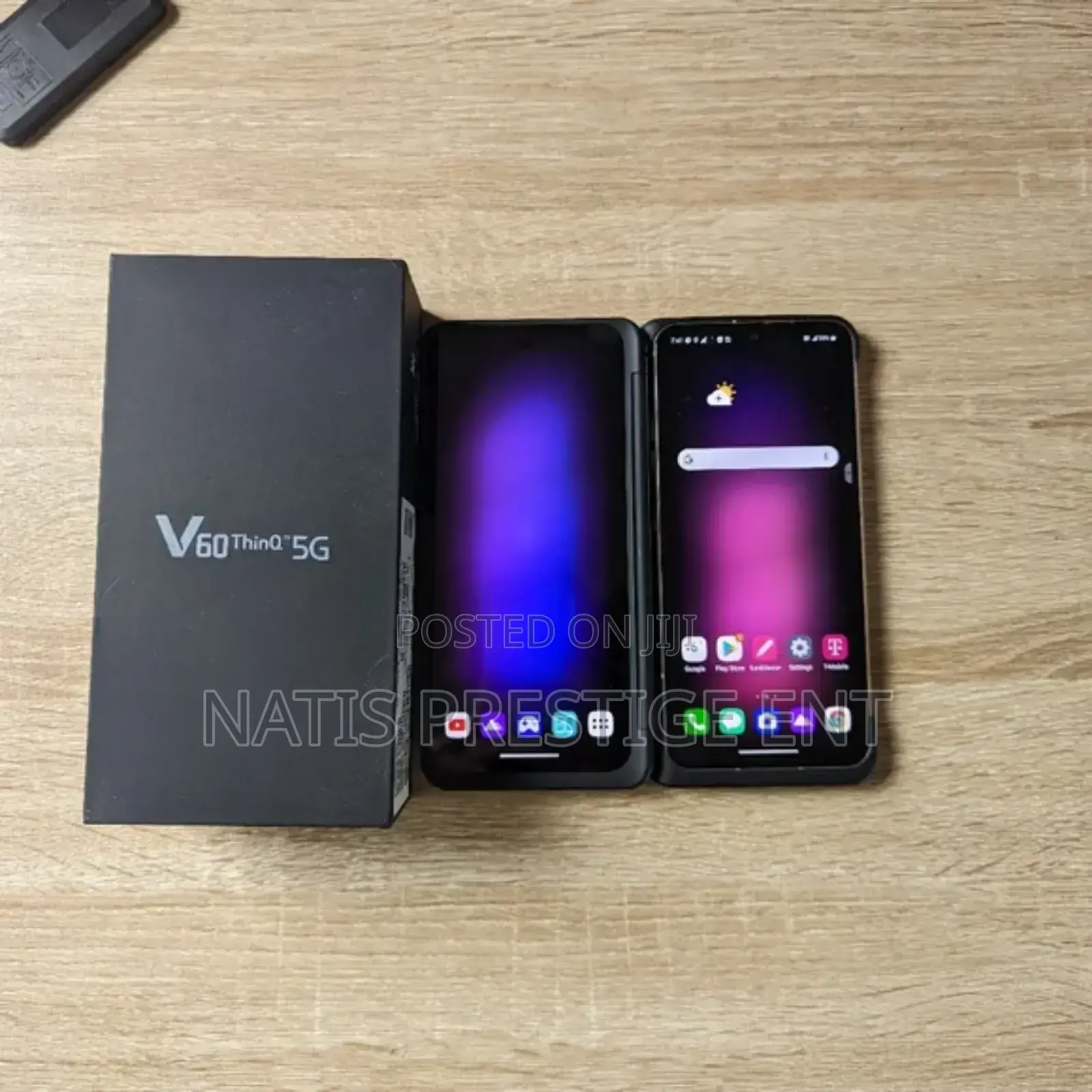 New LG V60 ThinQ 5G UW 128 GB Black