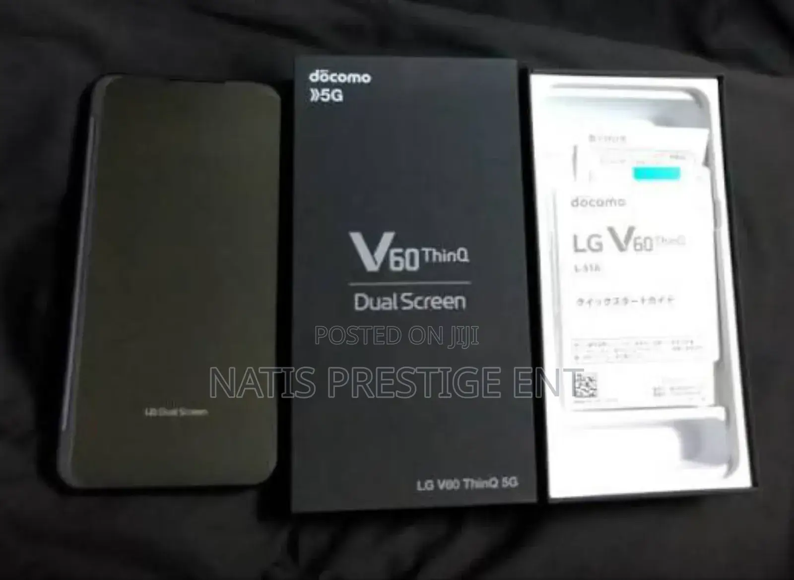 New LG V60 ThinQ 5G UW 128 GB Black