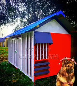Large Ultra-Modern Double Galvanized Steel Comfy Dog Cage/House