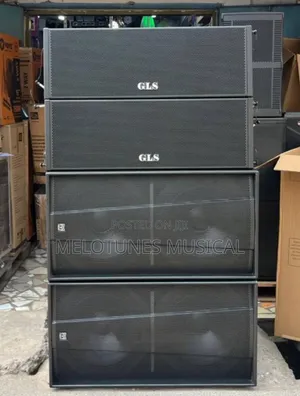 GLS 15inches Line Array and 18inches Double Bass Speakers