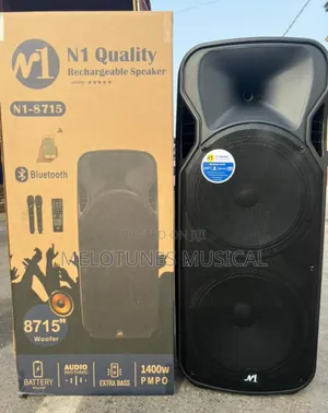 N1 15inches Bluetooth Speaker With Two Microphone