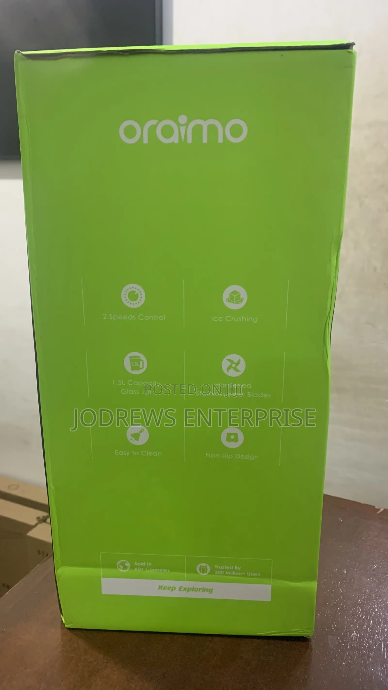 Oraimo Smart Blender 1.5l Speeds Control Blender