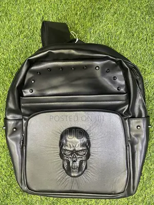 Black Skull Backpack