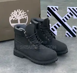 Timberland Unisex Black Boots