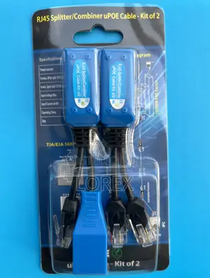 Combiner/Splitter Rj45 Upoe Cable - Kit of 2