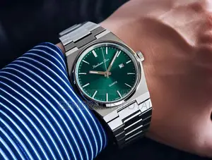Handsome Tan Luxury Stainless Date Men Watch