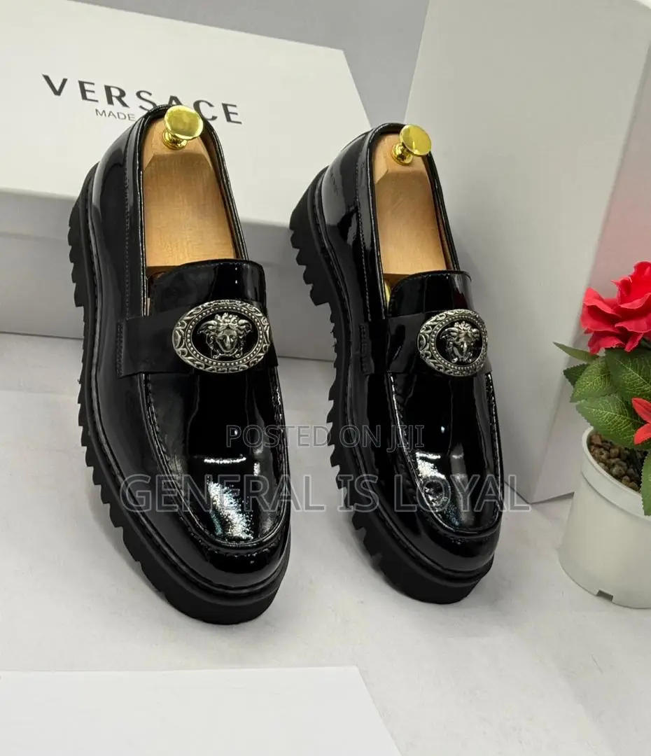 Versace Mirror Men Leather Shoe