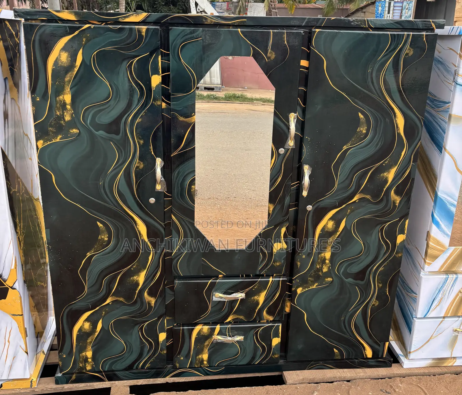 Wadrobe 3 in 1 Abyss Design (Delivery Before Payment)