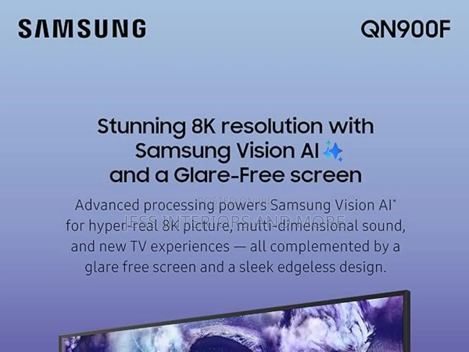 Samsung 85-Inch Neo Qled (2025) Qn900f Smart Tv