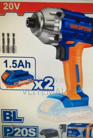 Wadfow 20v Lithium-Ion Cordless Impact Driver With 170nm Torque