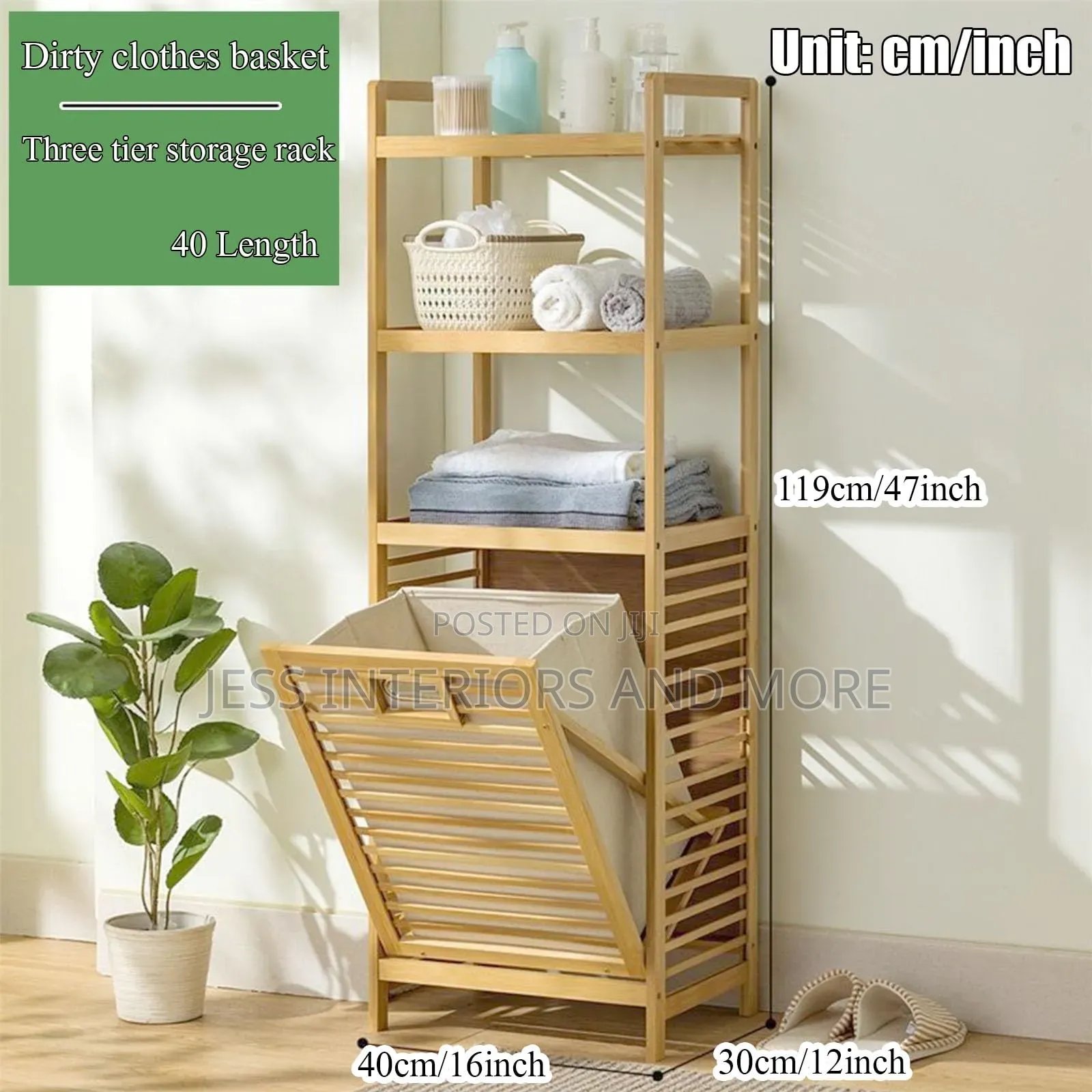 Bamboo Laundry Hamper