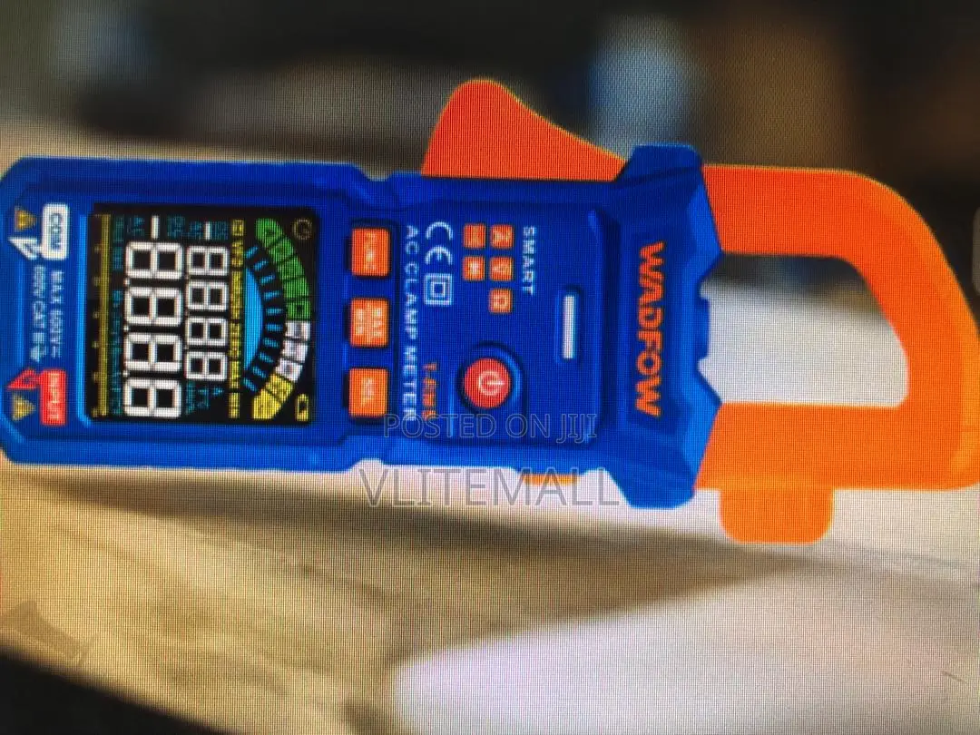 Wadfow Digital Ac Clamp Meter 6000 Counts 600a - Wdm6505